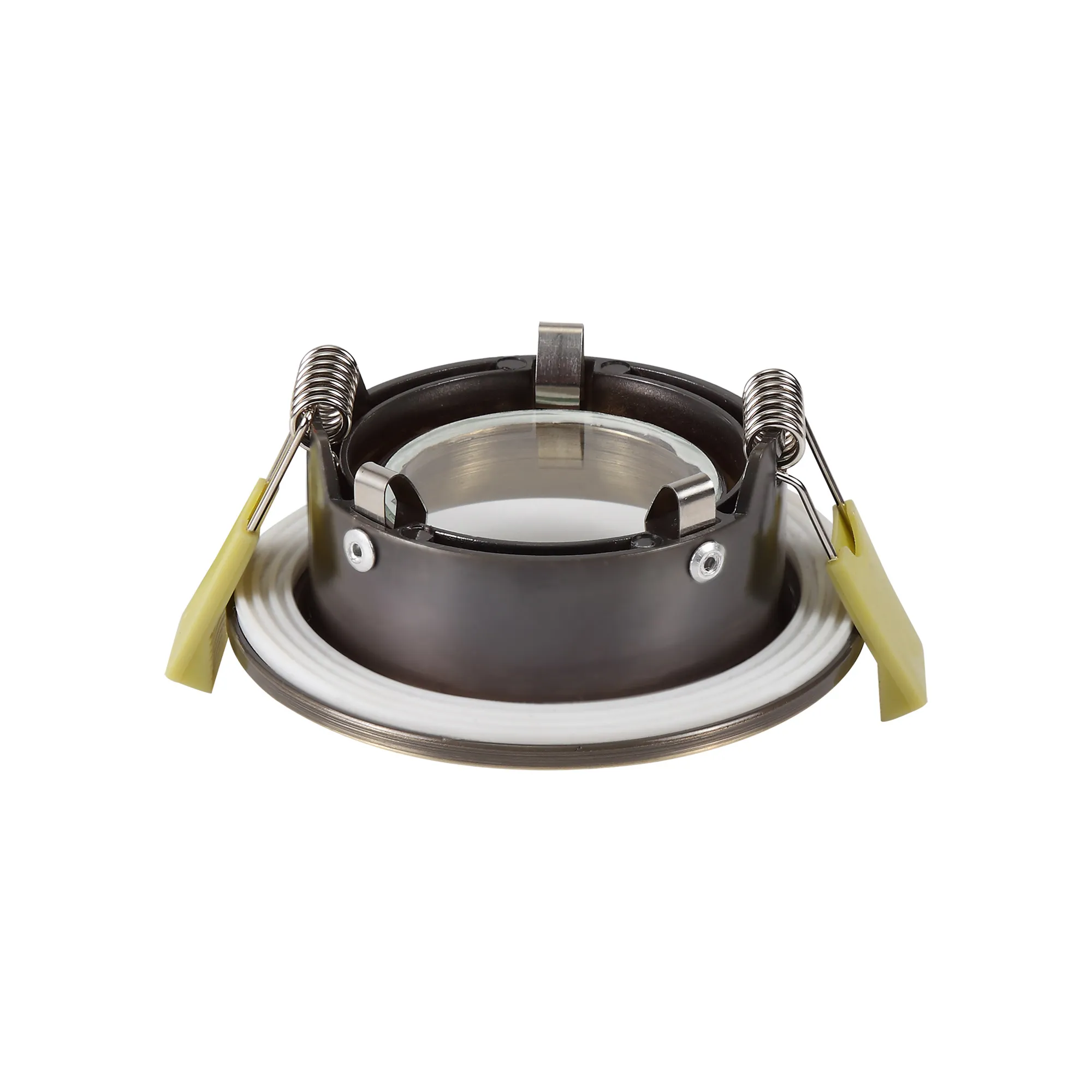 Bruve GU10 Recessed Round Antique Brass IP65 Downlighter, Cut-Out 68mm DX200404  Dlux Bruve IP65